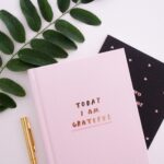 pink gratitude journal