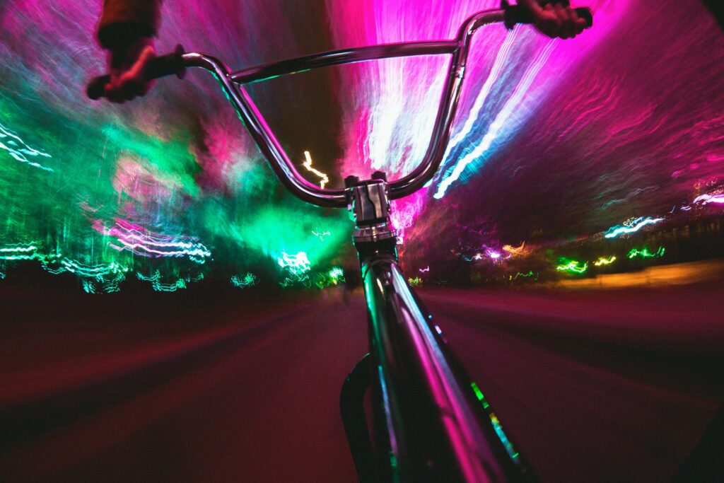 Bike and lights